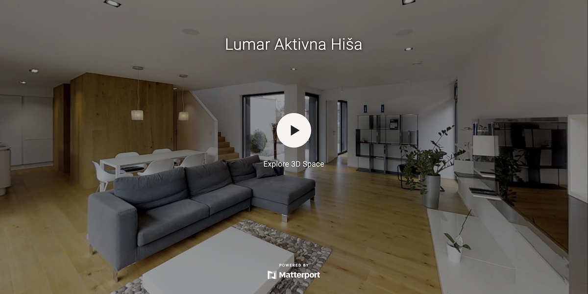 Virtualni sprehod Aktivna hiša Lumar