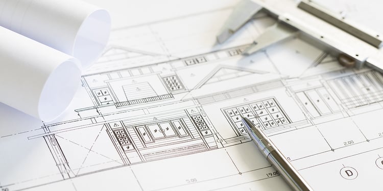 construction-plans-drawing-tools-blueprints